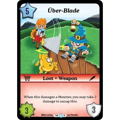 Image for Uber-Blade (105) (MUNS1) - Munchkin CCG