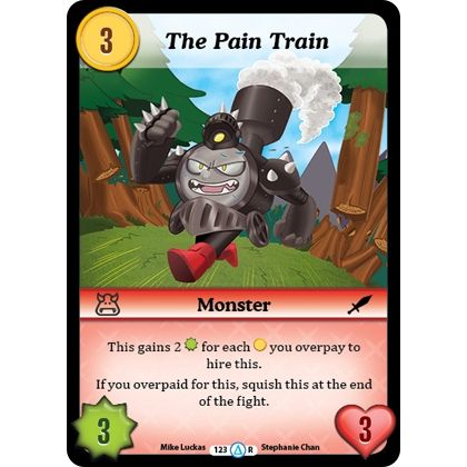 Image for The Pain Train (123) (MUNS1) - Munchkin CCG