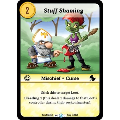Image for Stuff Shaming (143) (MUNS1) - Munchkin CCG