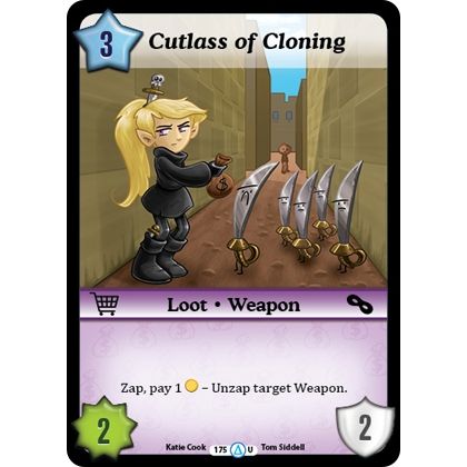 Image for Cutlass of Cloning (175) (MUNS1) - Munchkin CCG