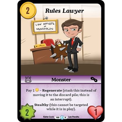 Image for Rules Lawyer (195) (MUNS1) - Munchkin CCG
