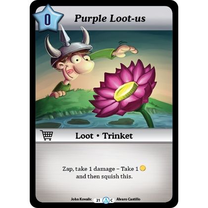 Image for Purple Loot-us (21) (MUNS1) - Munchkin CCG