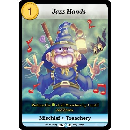 Image for Jazz Hands (Alt 1) (214) (MUNS1) - Munchkin CCG