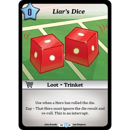 Image for Liar's Dice (23) (MUNS1) - Munchkin CCG