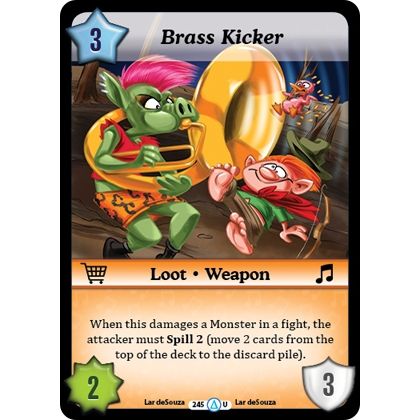 Image for Brass Kicker (245) (MUNS1) - Munchkin CCG