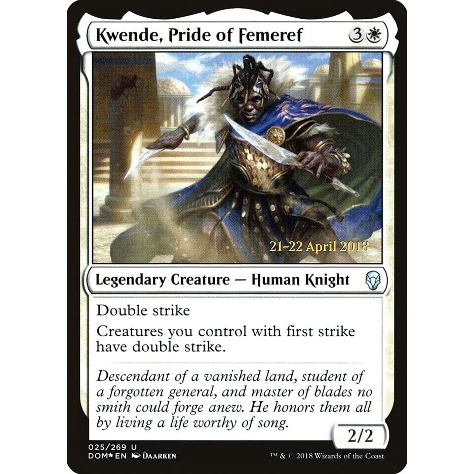Image for Kwende, Pride of Femeref (25) (PRE) - Magic: The Gathering