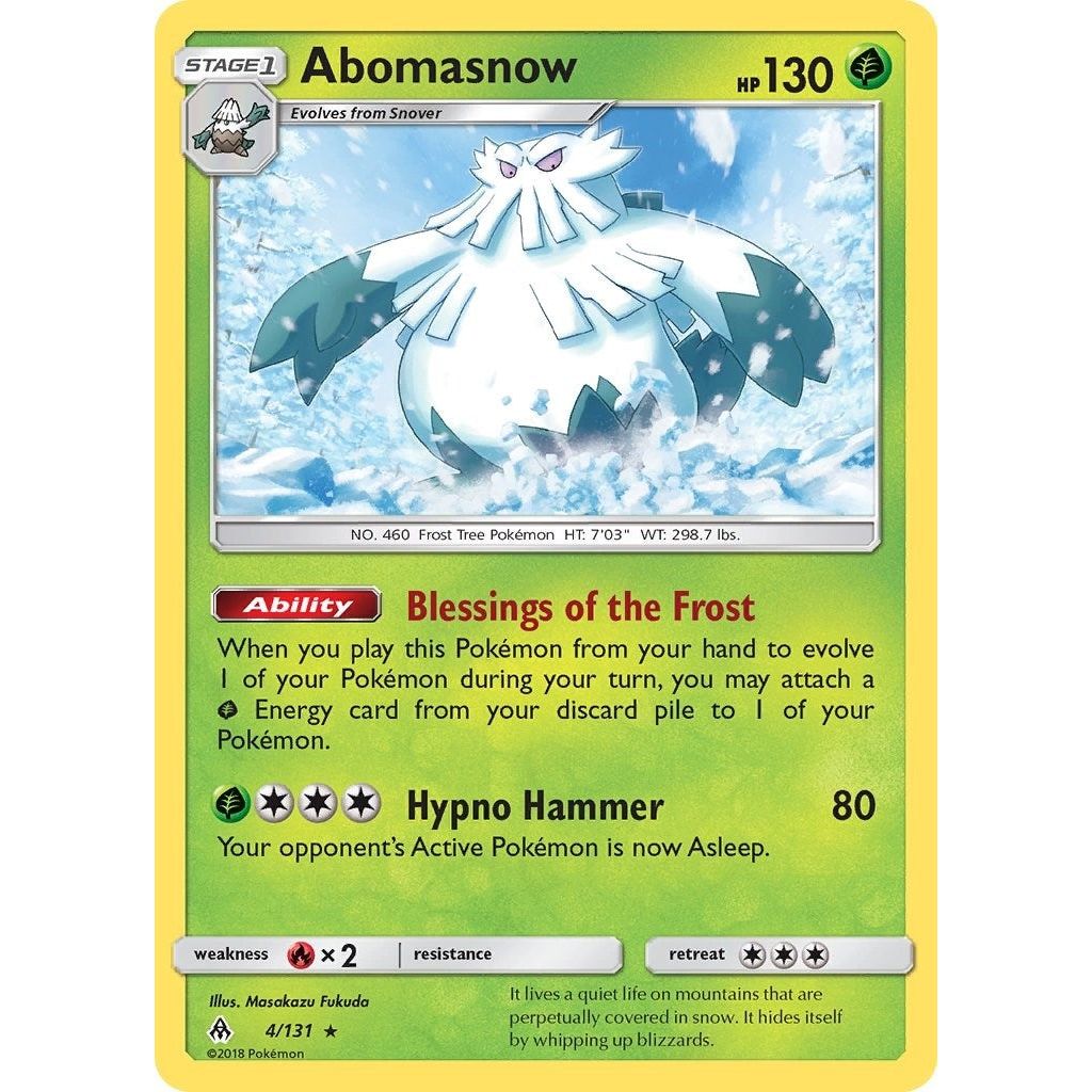 Image for Abomasnow (4/131) (SM06) - Pokemon