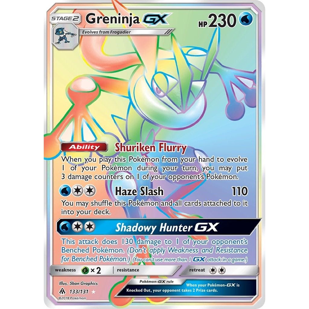 Image for Greninja GX (Secret) (133/131) (SM06) - Pokemon
