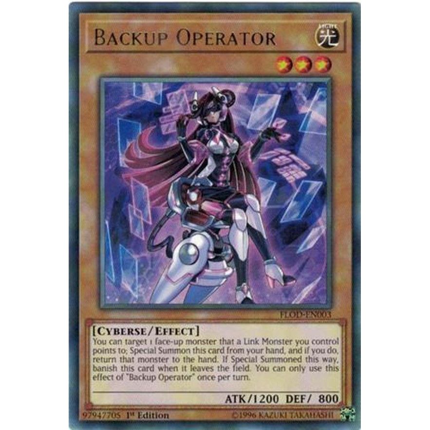 Image for Backup Operator (FLOD-EN003) (FLOD) - YuGiOh