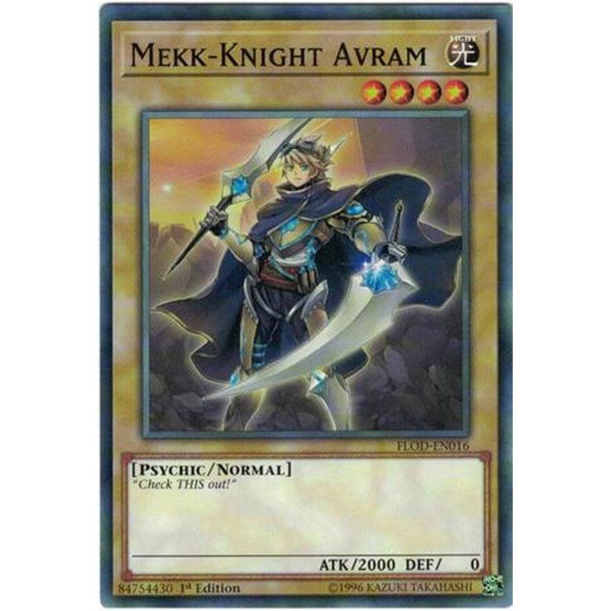 Image for Mekk-Knight Avram (FLOD-EN016) (FLOD) - YuGiOh