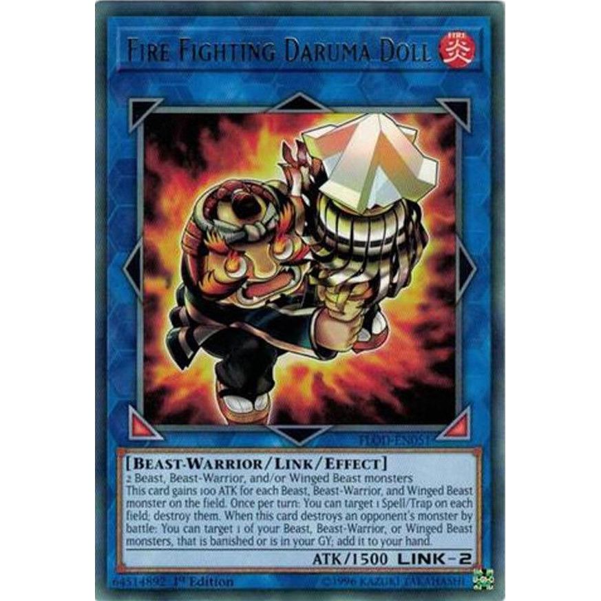 Image for Fire Fighting Daruma Doll (FLOD-EN051) (FLOD) - YuGiOh