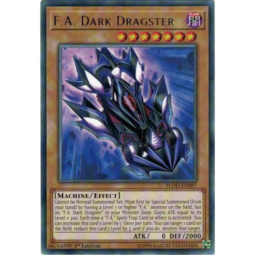 Image for F.A. Dark Dragster (FLOD-EN087) (FLOD) - YuGiOh