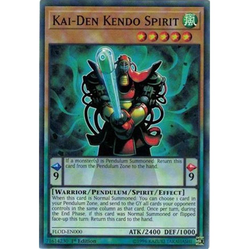Image for Kai-Den Kendo Spirit (FLOD-EN000) (FLOD) - YuGiOh