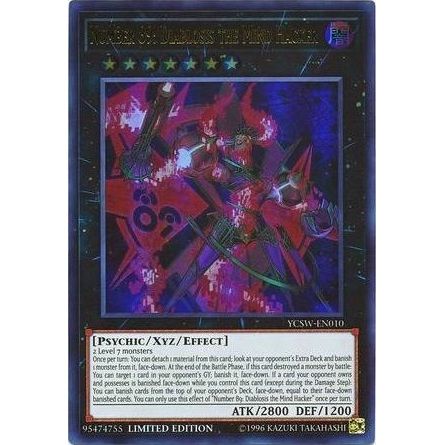 Image for Number 89: Diablosis the Mind Hacker (YCSW-EN010) (YCSW) - YuGiOh