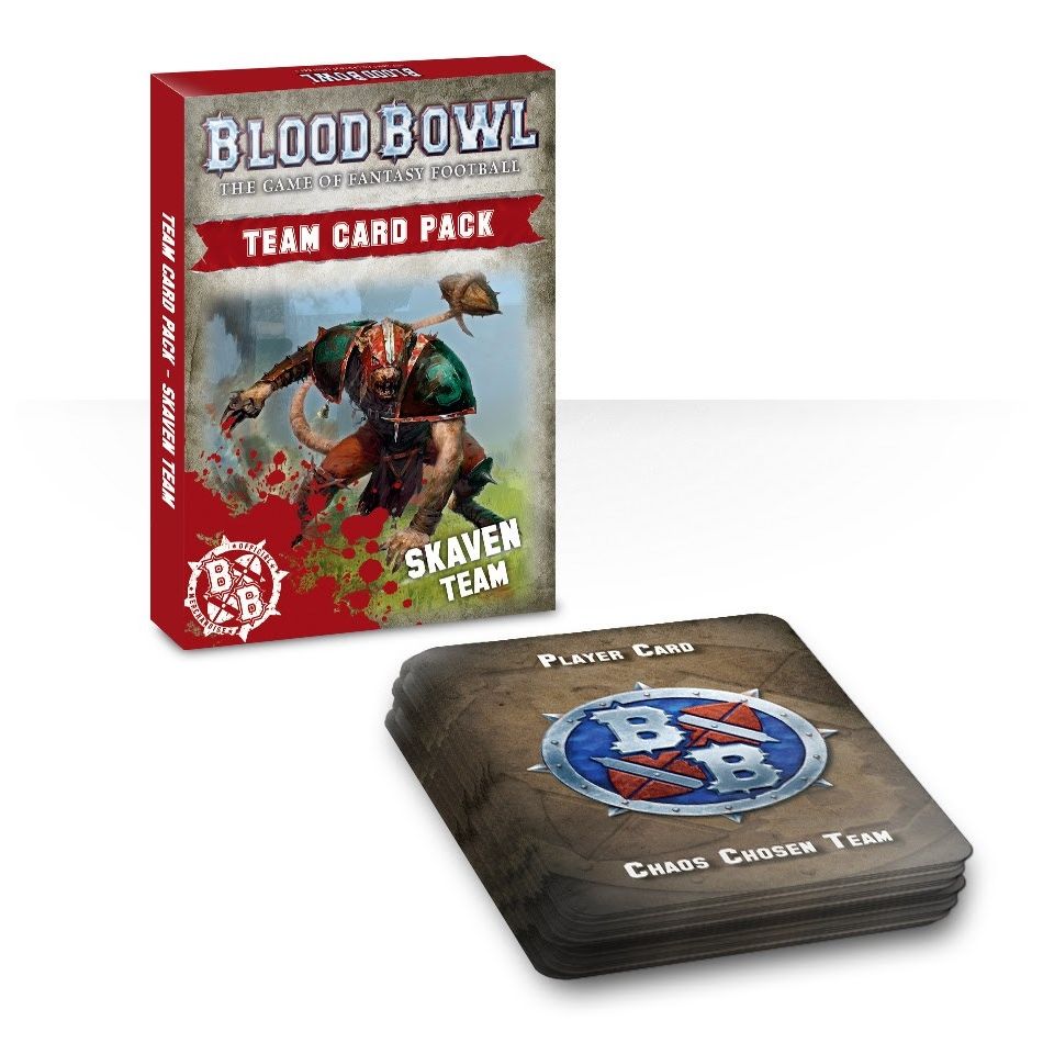 Image for Blood Bowl: Skaven Team Card Pack - Warhammer Game Accessories