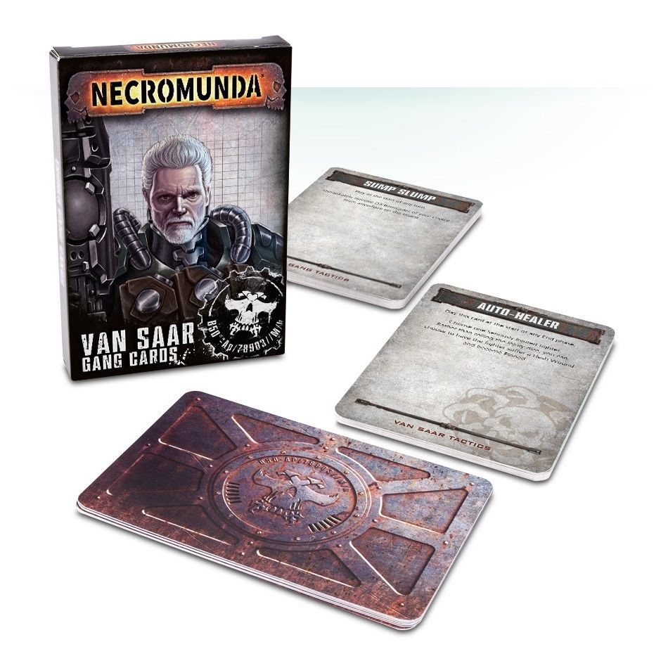 Image for Necromunda: Van Saar Gang Cards - Warhammer Game Accessories