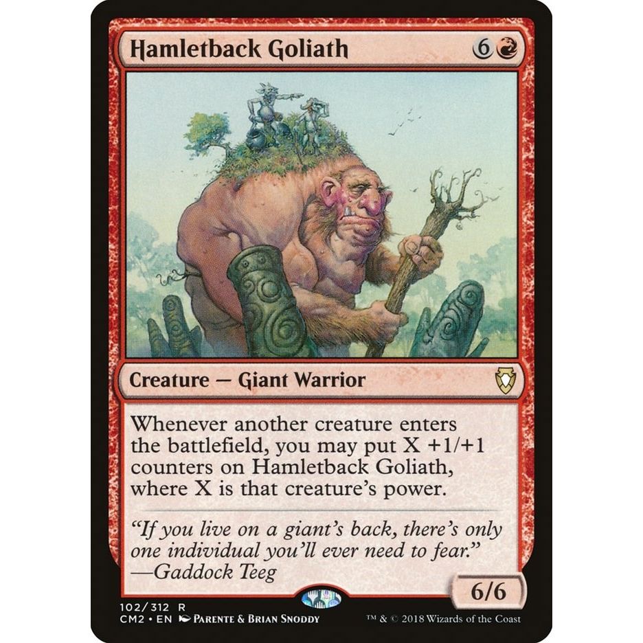 Image for Hamletback Goliath (102) (CM2) - Magic: The Gathering