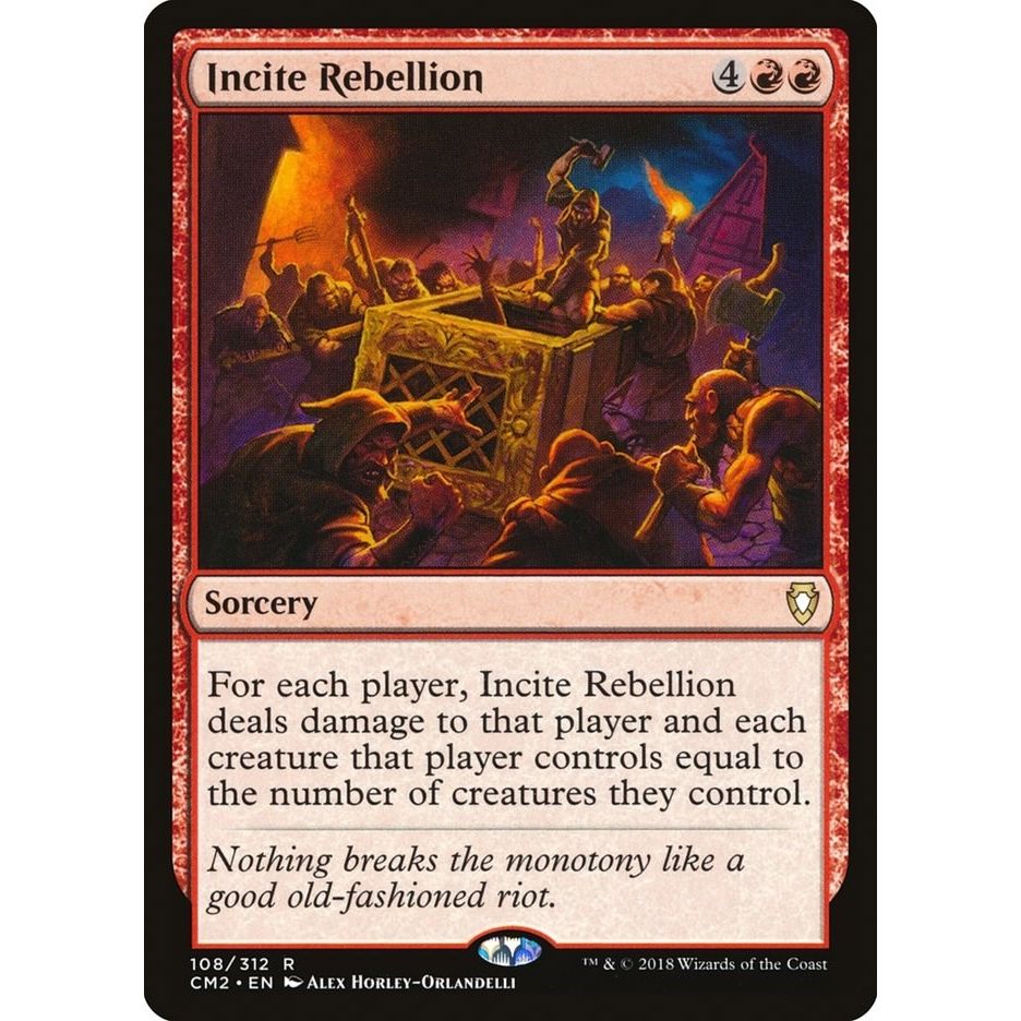 Image for Incite Rebellion (108) (CM2) - Magic: The Gathering