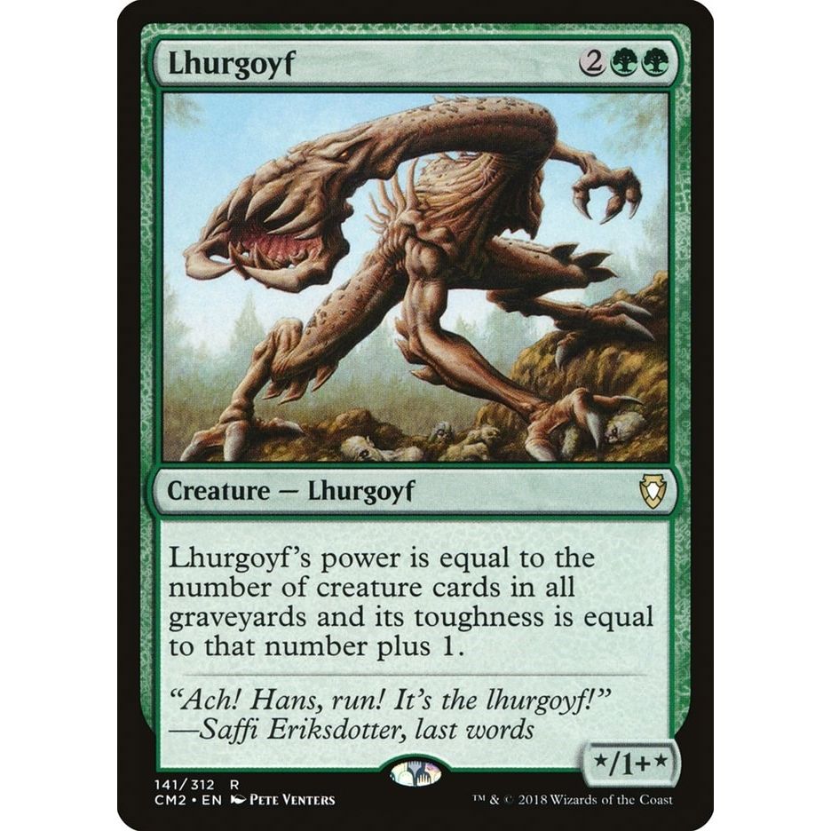 Image for Lhurgoyf (141) (CM2) - Magic: The Gathering