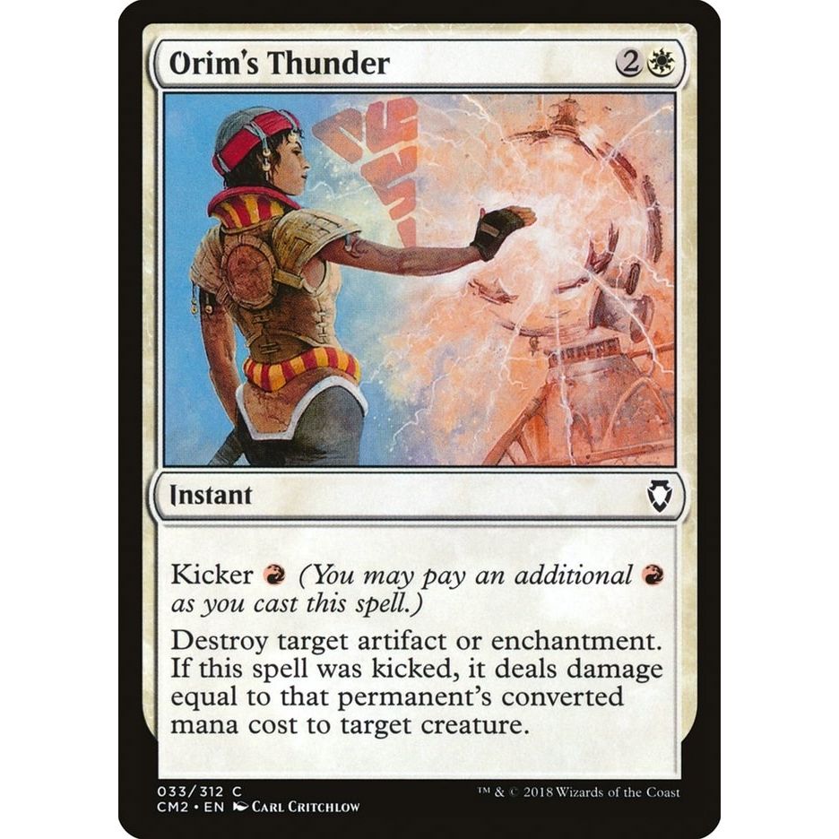 Image for Orim's Thunder (33) (CM2) - Magic: The Gathering