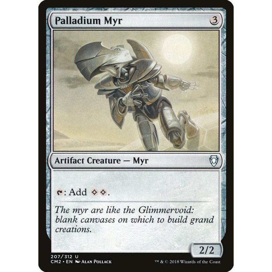 Image for Palladium Myr (207) (CM2) - Magic: The Gathering