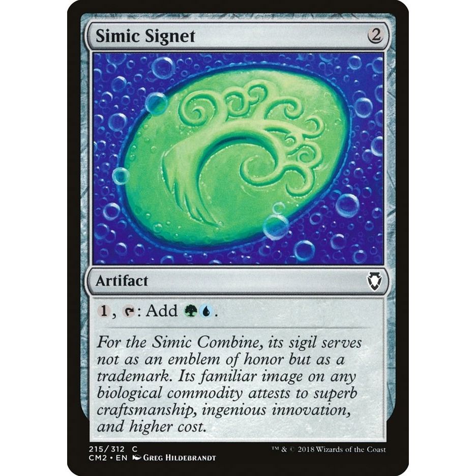 Image for Simic Signet (215) (215) (CM2) - Magic: The Gathering