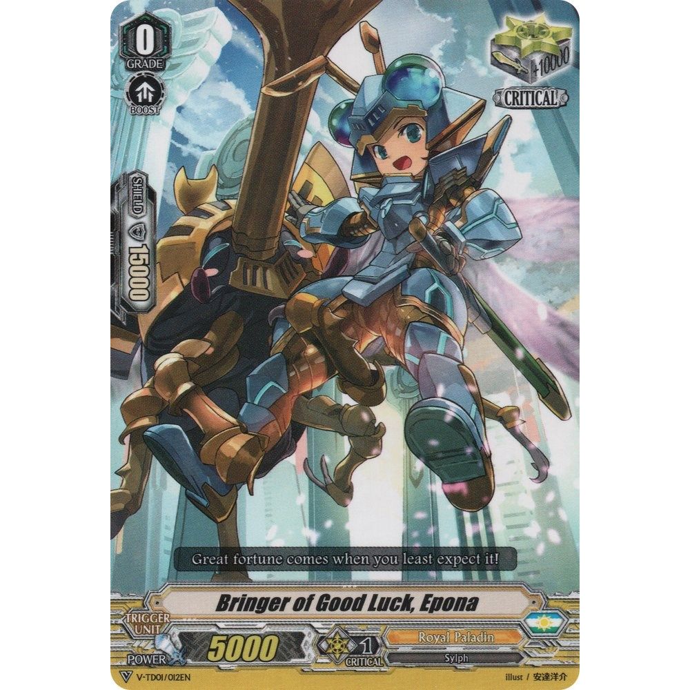 Image for Bringer of Good Luck, Epona (V-TD01/012EN) (V-TD01) - Cardfight Vanguard