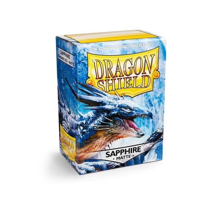 Image for Dragon Shield Matte Sleeves - Sapphire (100-Pack) - Card Sleeves