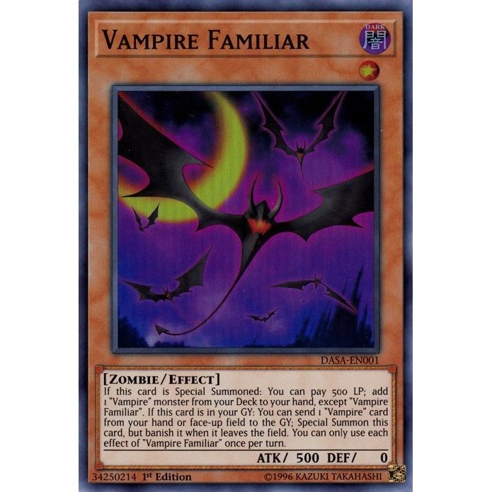 Image for Vampire Familiar (DASA-EN001) (DASA) - YuGiOh
