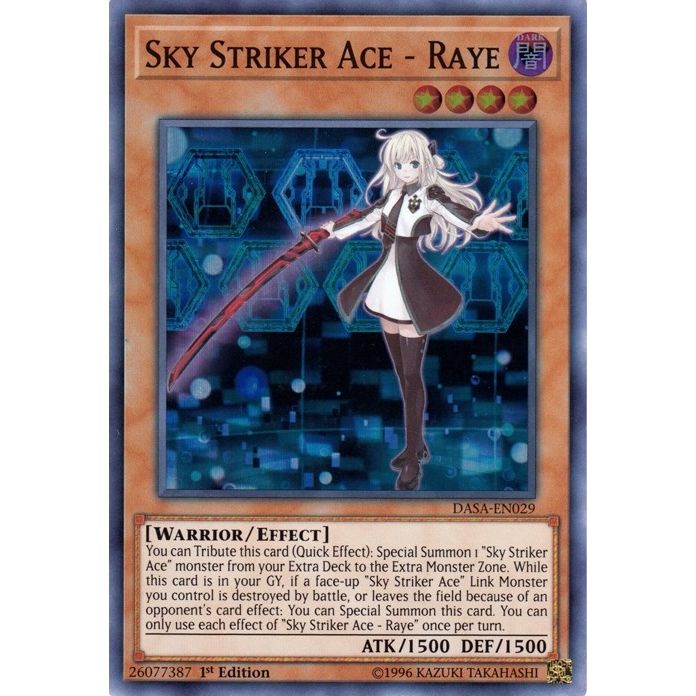 Image for Sky Striker Ace - Raye (DASA-EN029) (DASA) - YuGiOh