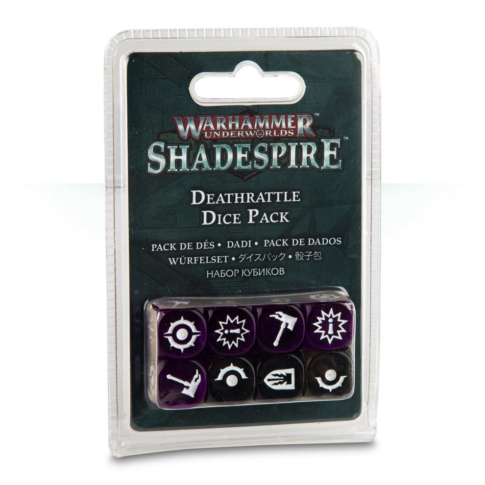 Image for Warhammer: Underworlds - Deathrattle Dice Pack (8-Pack) - Warhammer Game Accessories