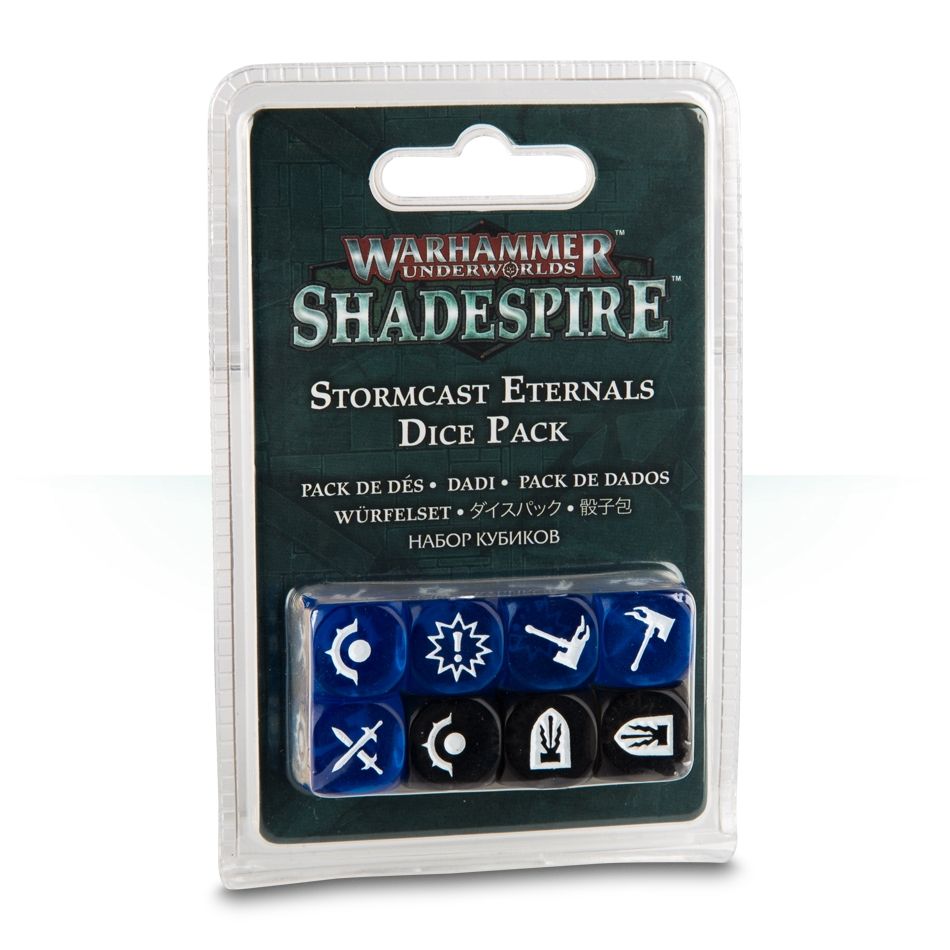 Image for Warhammer: Underworlds - Stormcast Eternals Dice (8-Pack) - Warhammer Game Accessories