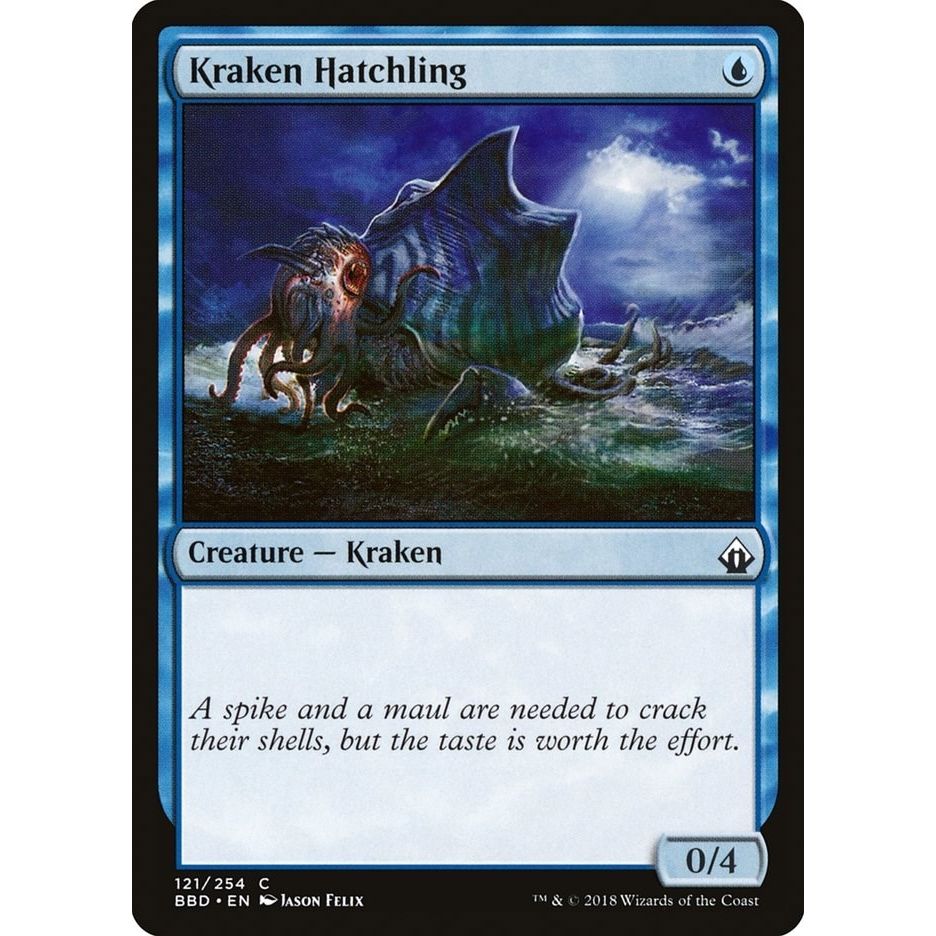 Image for Kraken Hatchling (121) (BBD) - Magic: The Gathering