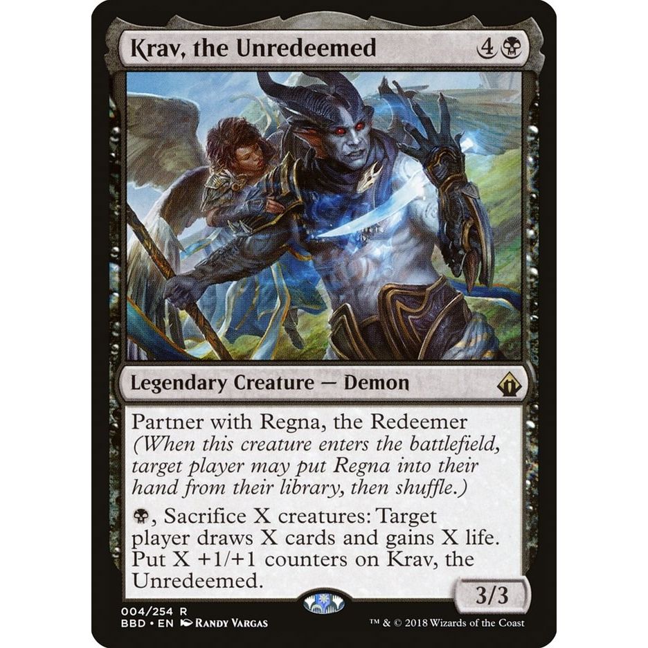 Image for Krav, the Unredeemed (4) (BBD) - Magic: The Gathering