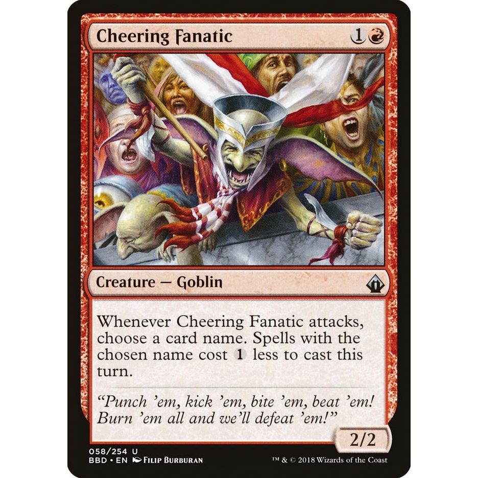 Image for Cheering Fanatic (58) (BBD) - Magic: The Gathering