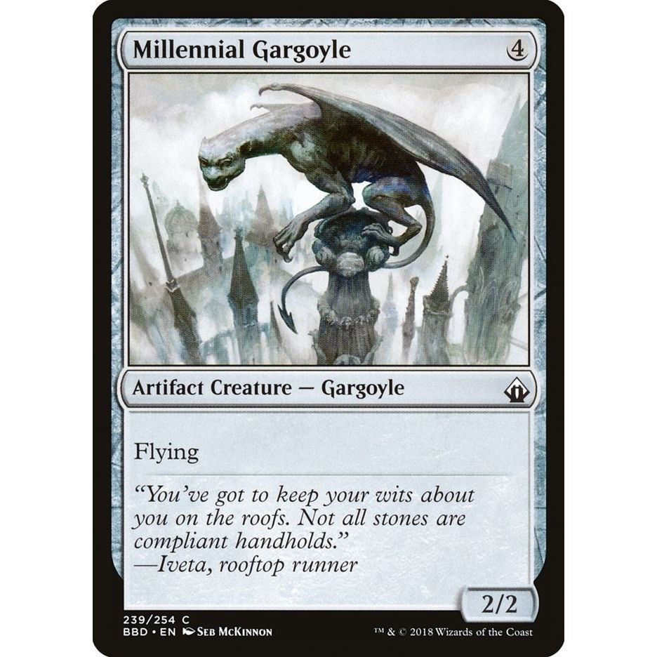 Image for Millennial Gargoyle (239) (BBD) - Magic: The Gathering