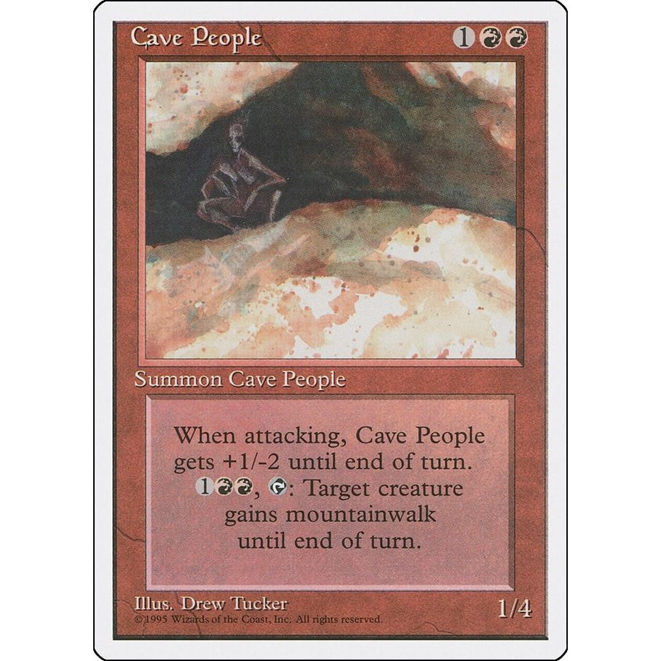 Image for Cave People (4ED) - Magic: The Gathering
