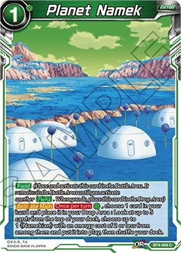 Image for Planet Namek (BT4-069) (DBS-B04) - Dragon Ball Super: Masters