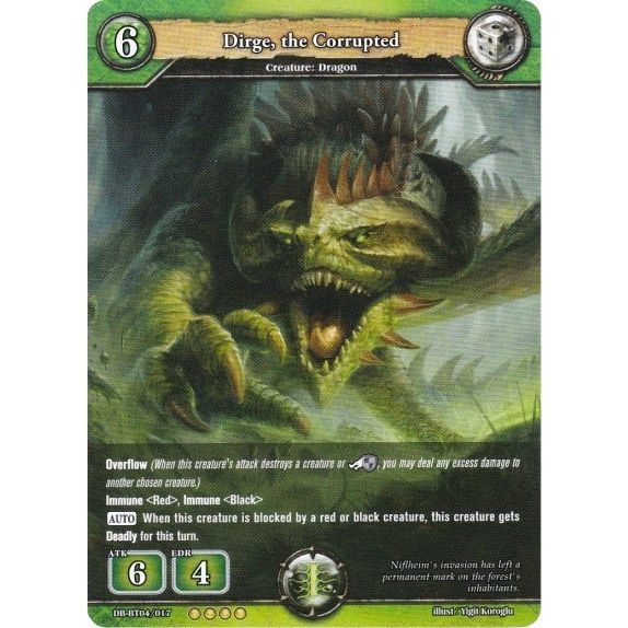 Image for Dirge, the Corrupted (DB-BT04/017) (BP04) - Dragoborne