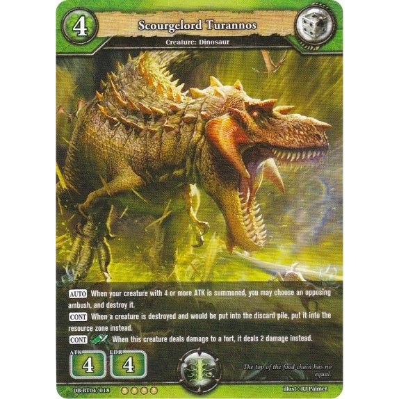 Image for Scourgelord Turannos (DB-BT04/018) (BP04) - Dragoborne