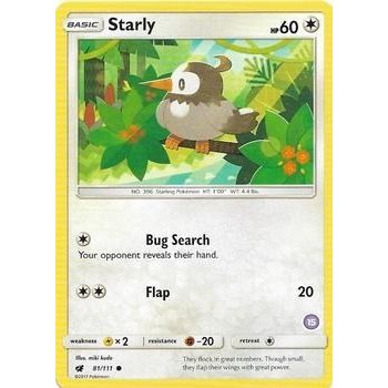 Image for Starly (15) (81/111) (SMK2) - Pokemon