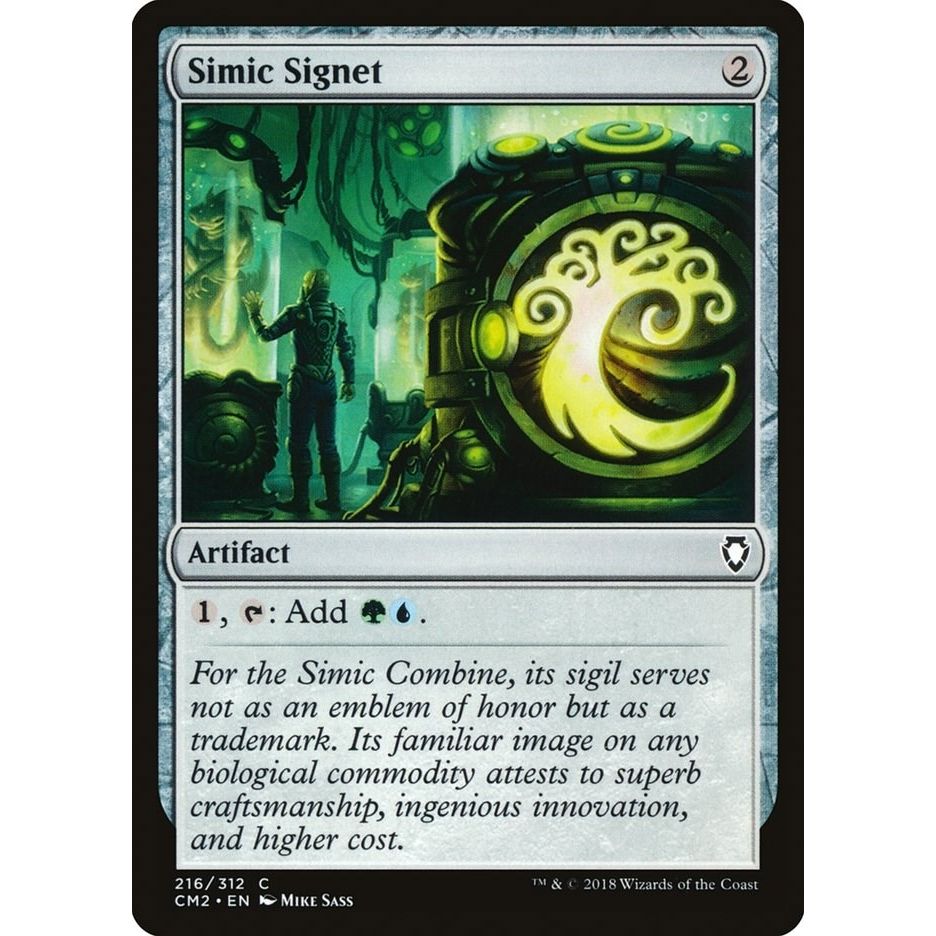 Image for Simic Signet (216) (216) (CM2) - Magic: The Gathering