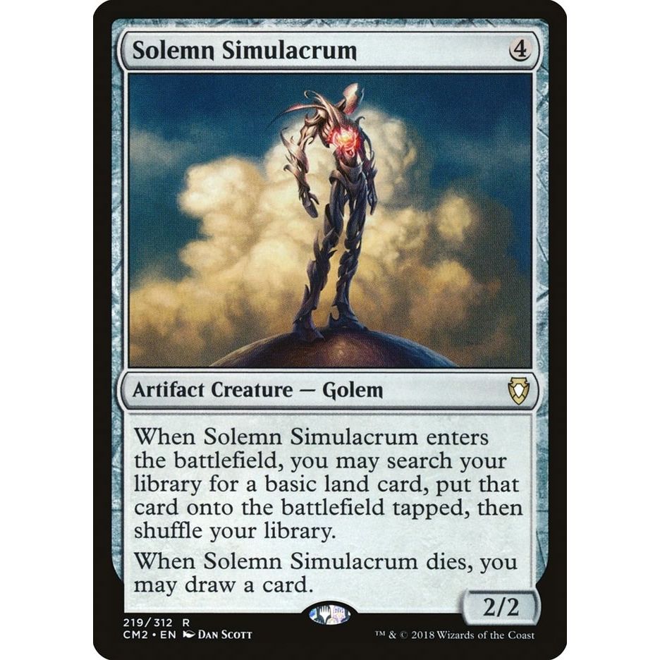 Image for Solemn Simulacrum (219) (219) (CM2) - Magic: The Gathering