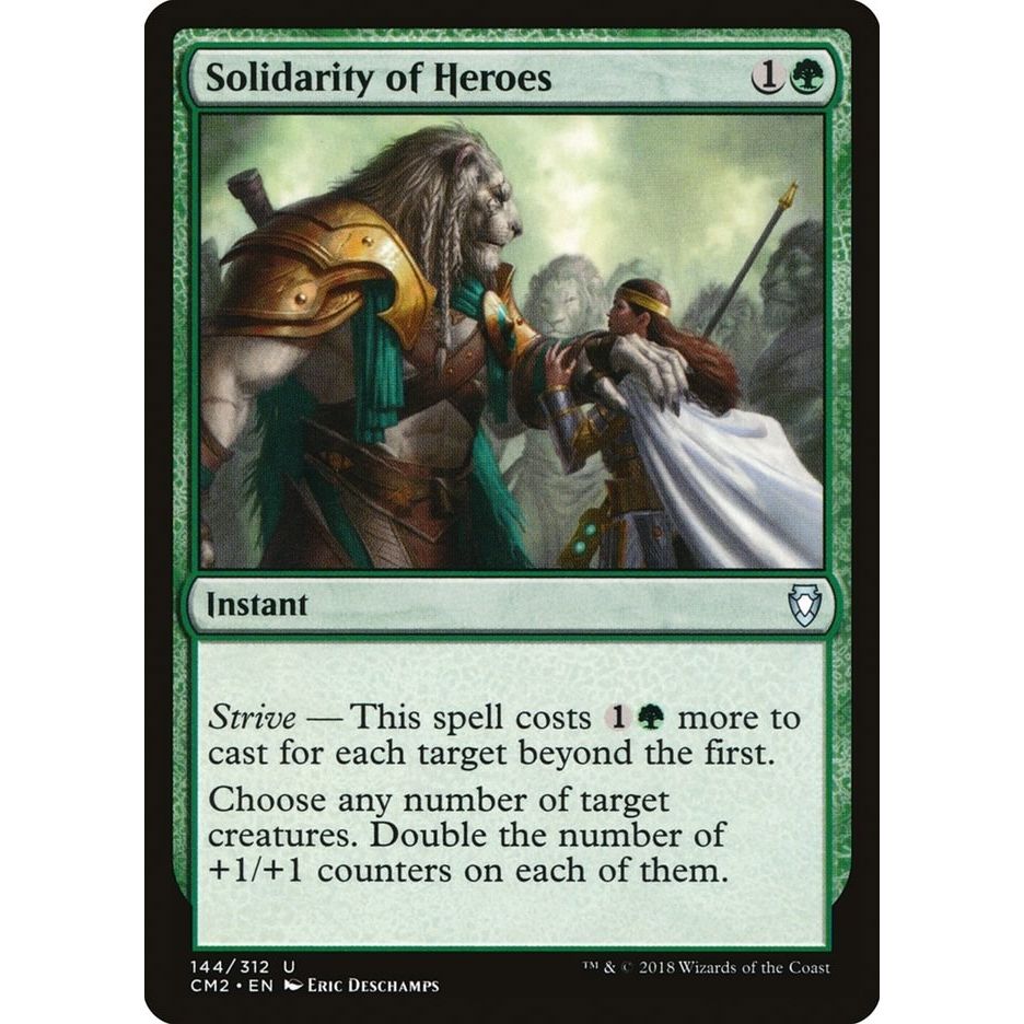 Image for Solidarity of Heroes (144) (CM2) - Magic: The Gathering