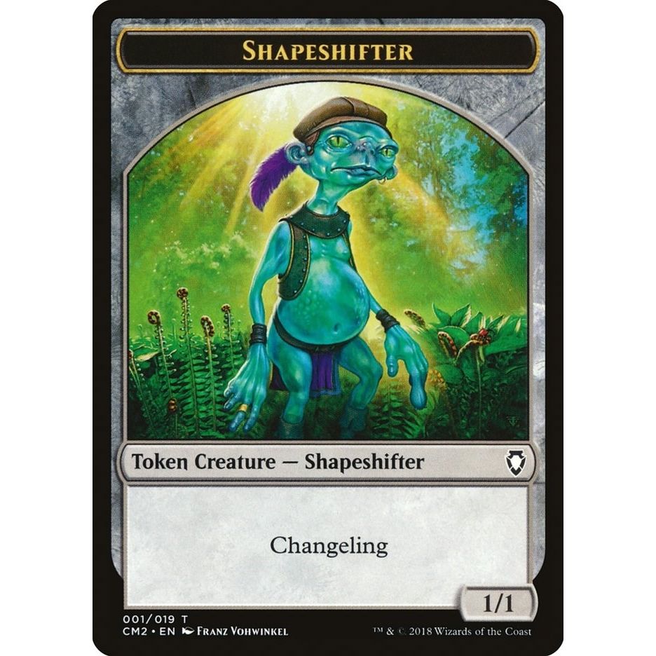 Image for Shapeshifter Token (1) (CM2) - Magic: The Gathering