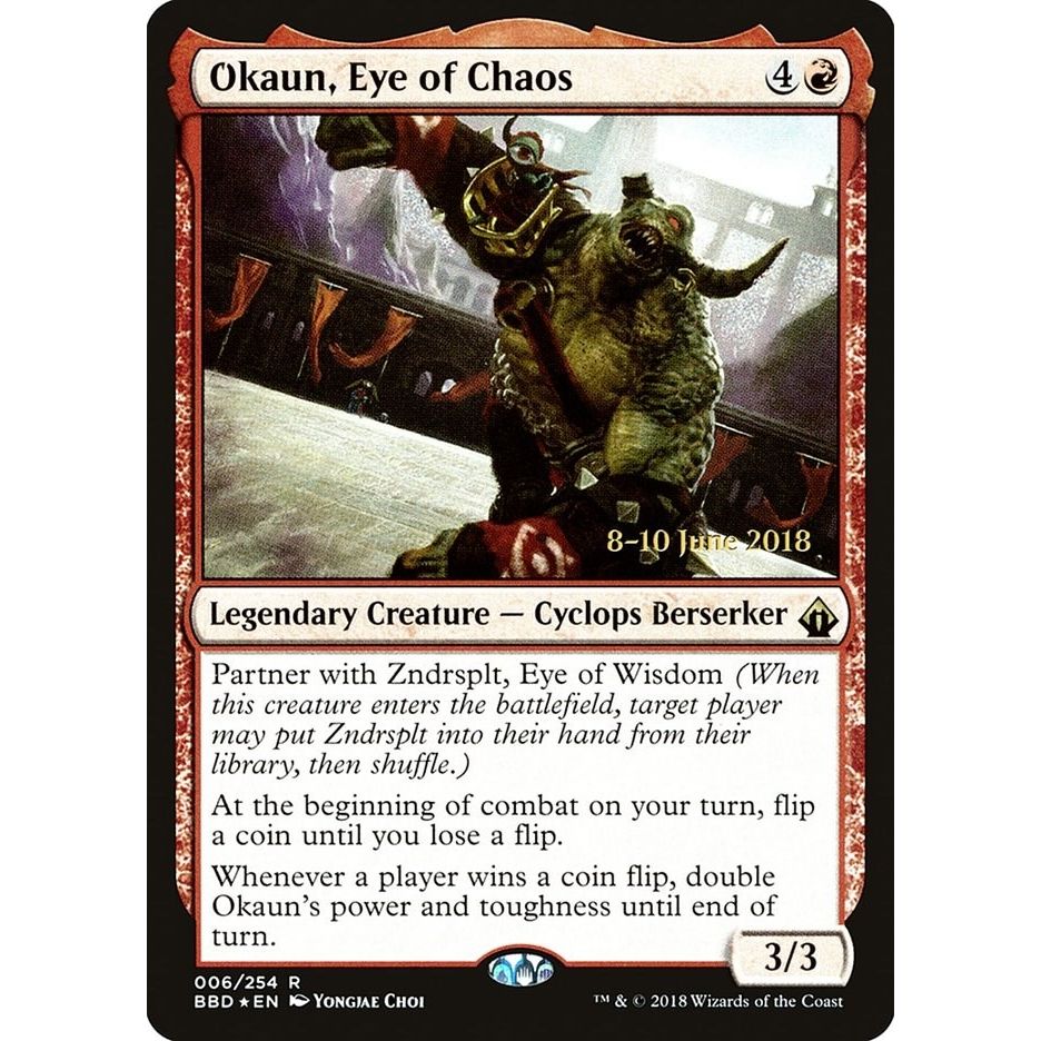 Image for Okaun, Eye of Chaos (6) (LARP) - Magic: The Gathering