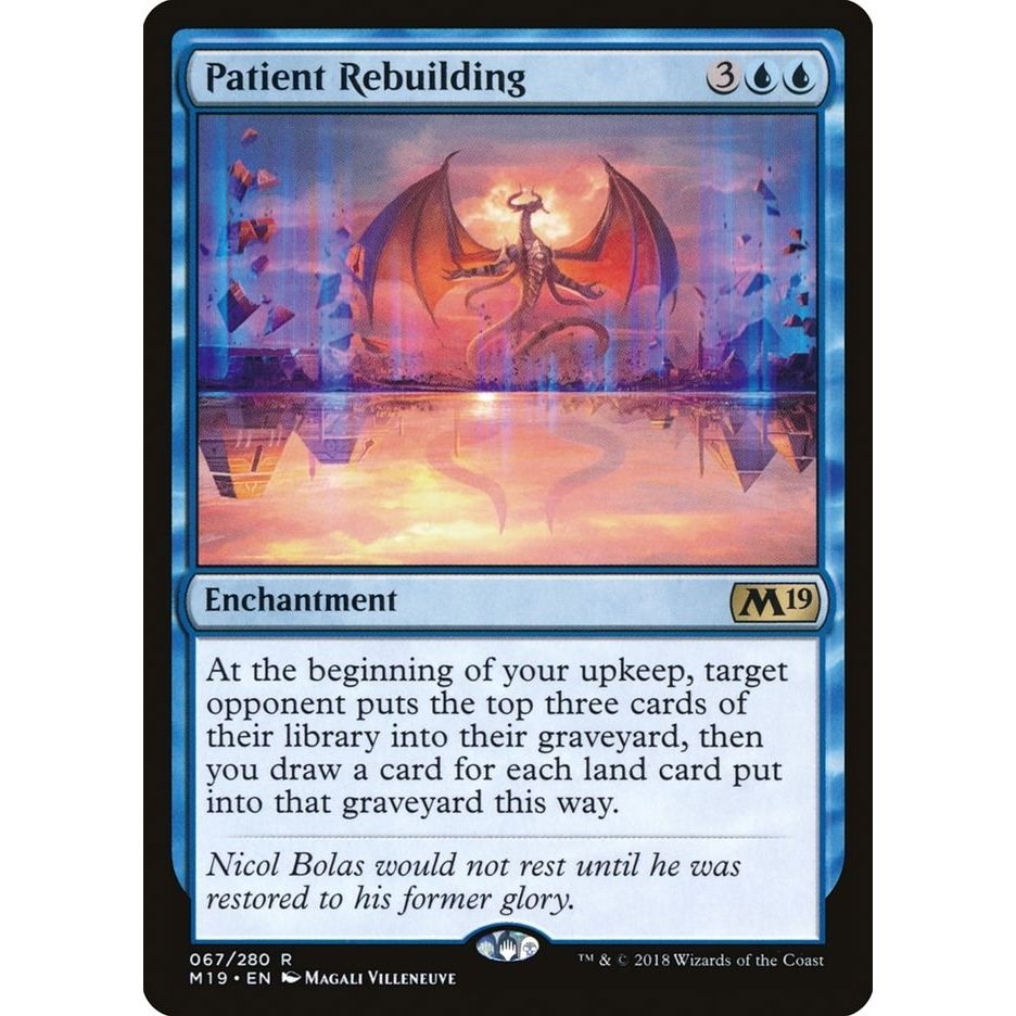 Image for Patient Rebuilding (67) (M19) - Magic: The Gathering