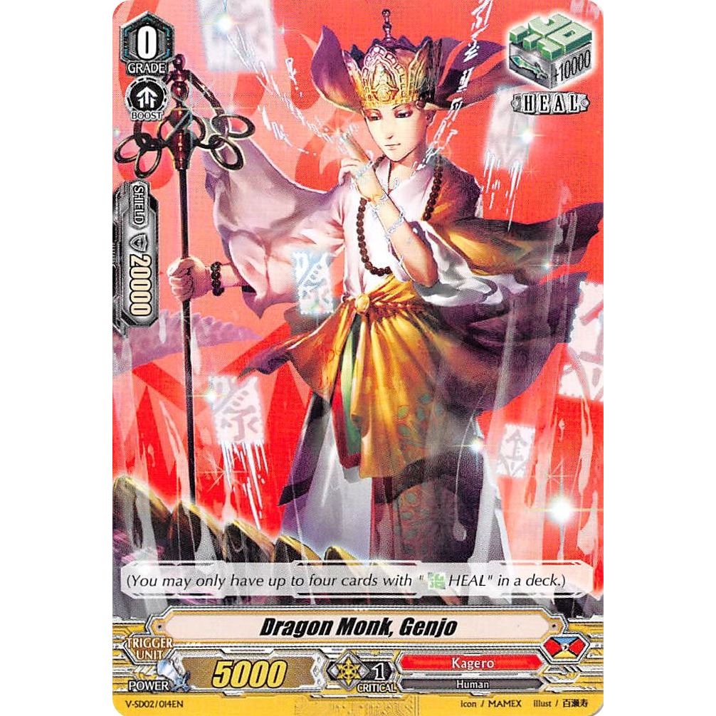 Image for Dragon Monk, Genjo (V-SD02/014EN) (V-SD02) - Cardfight Vanguard