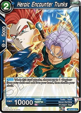 Image for Heroic Encounter Trunks (BT4-033) (DBS-B04) - Dragon Ball Super: Masters