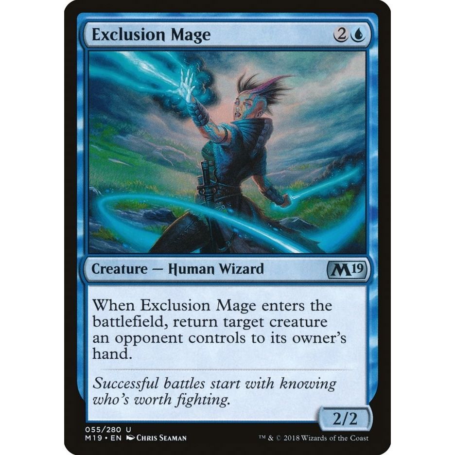 Image for Exclusion Mage (55) (M19) - Magic: The Gathering